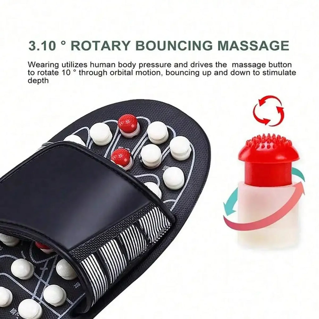 A Pair Of Acupoint Massage Slippers