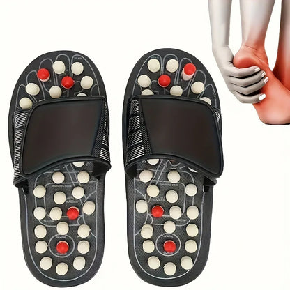 A Pair Of Acupoint Massage Slippers