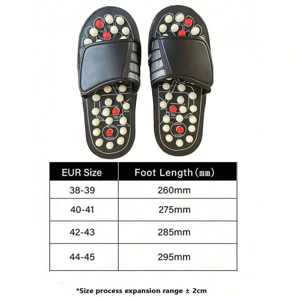 A Pair Of Acupoint Massage Slippers